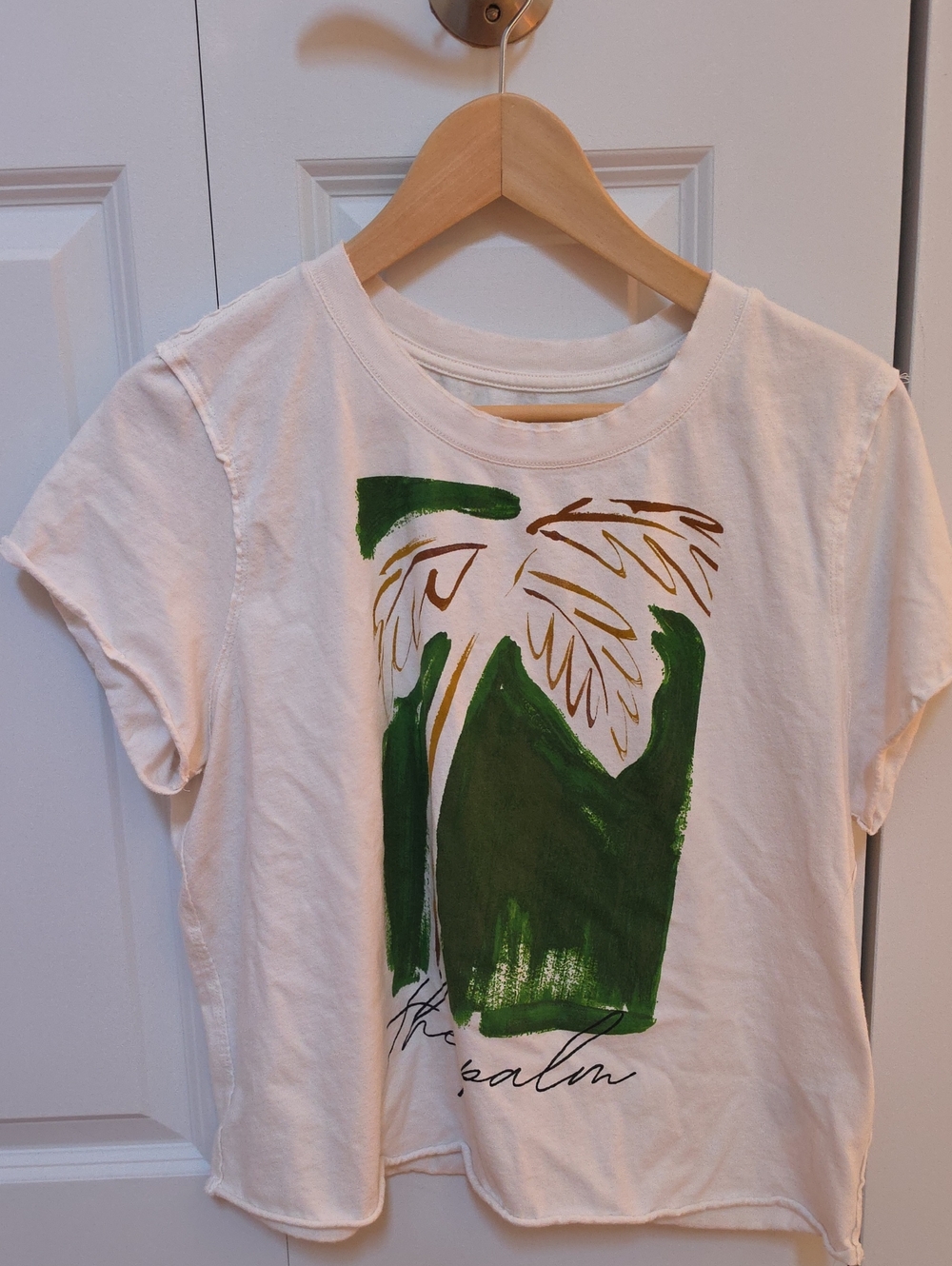 Anthropologie Palm Tree Tee